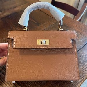 Lily & Bean Tan Hettie Mini Bag No Initaials